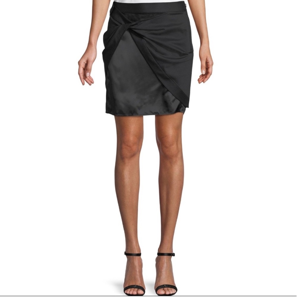 Helmut Lang Sarong Mini Skirt.